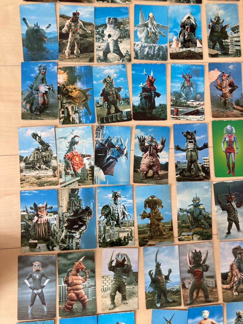 ウルトラマン レトロカード 89枚 ウルトラ怪獣 昭和 当時物 デッド
