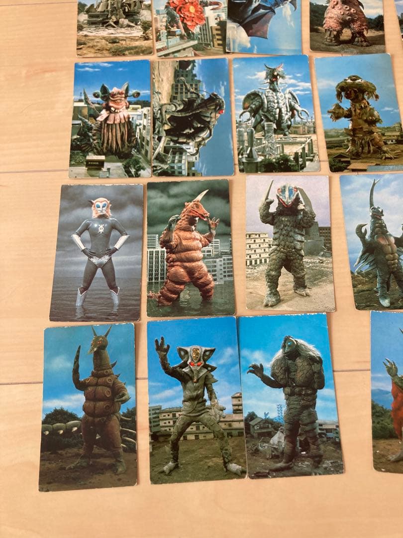 ウルトラマン レトロカード 89枚 ウルトラ怪獣 昭和 当時物 デッド