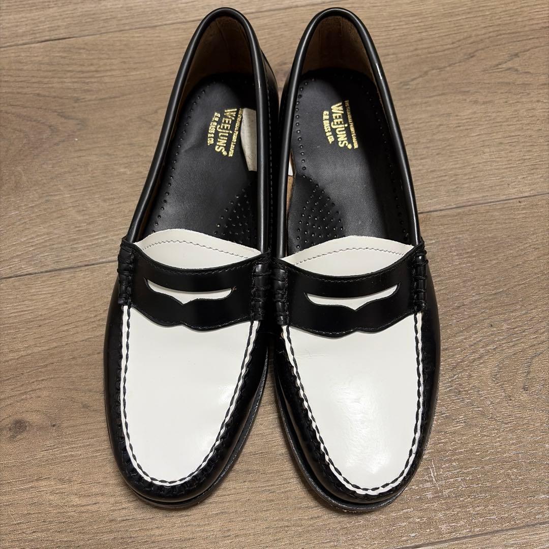 G.H.BASS Weejuns ペニーローファー US7 白黒