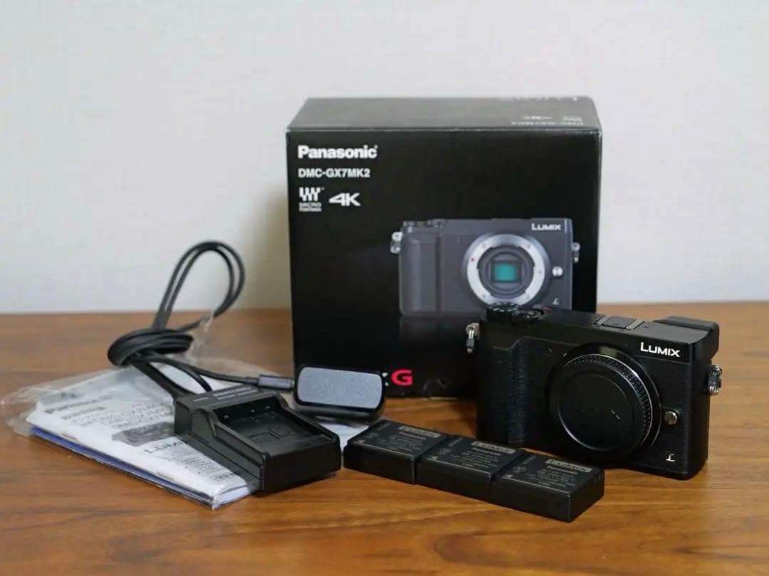 Panasonic LUMIX DMC-GX7MK2 純正バッテリー3個つきLUMIX DMC-GX7MK2