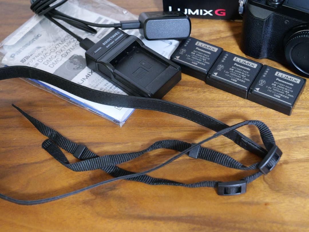 Panasonic LUMIX DMC-GX7MK2 純正バッテリー3個つきLUMIX DMC-GX7MK2