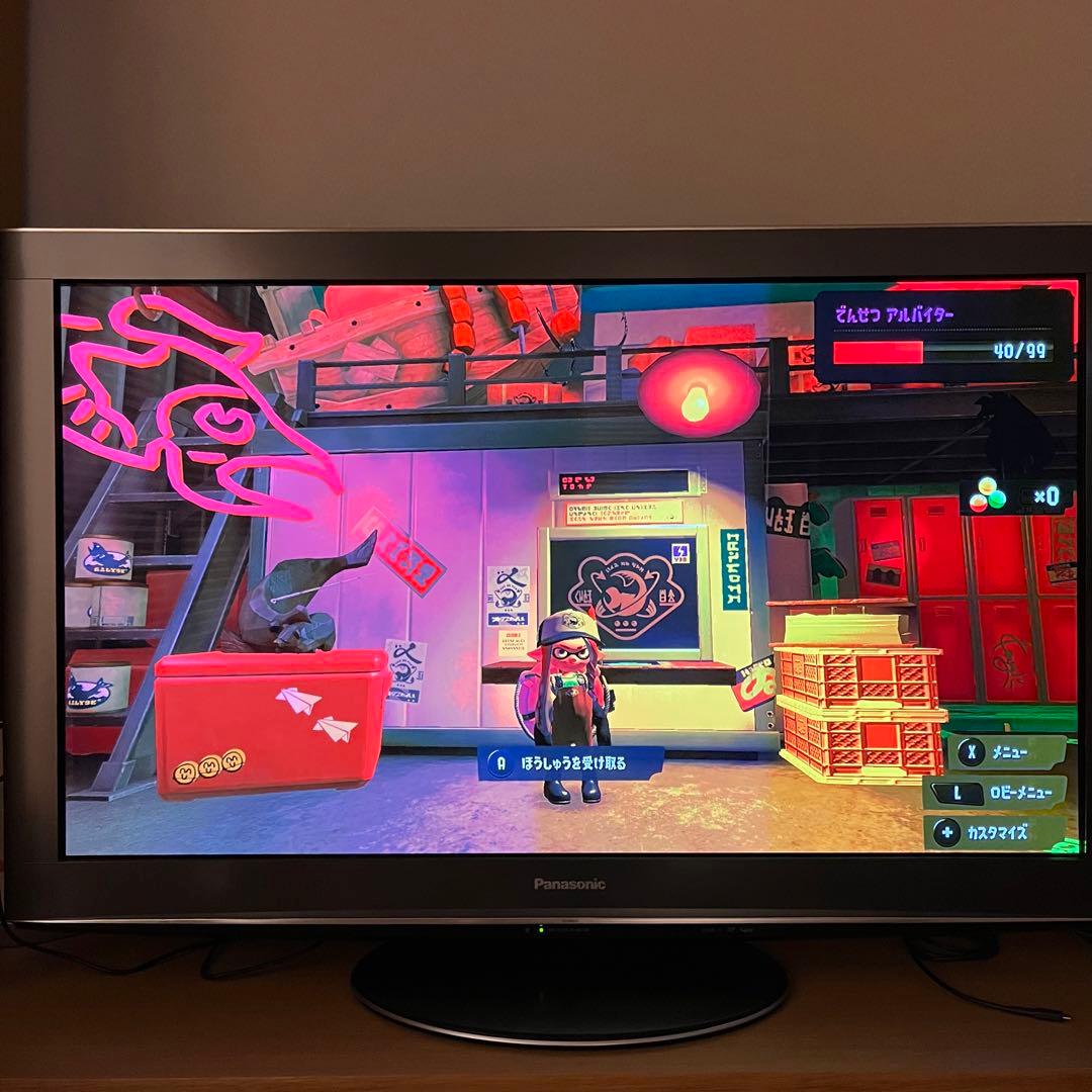 Panasonic 46型プラズマテレビ(黒) VIERA TH-P46V2 - メルカリ