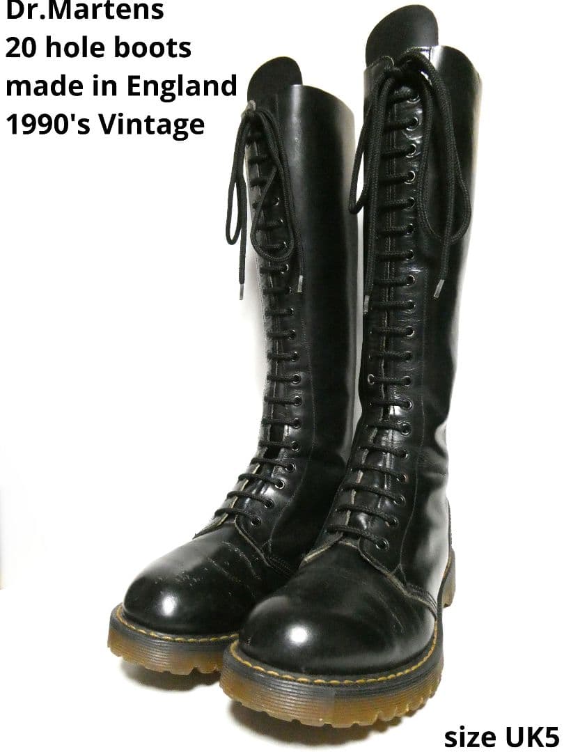 ホワイト社製！イングランド製！ドクターマーチン20ホールヴィンテージ