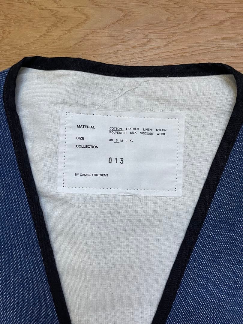 カミエルフォートヘンス デニムジップベスト サイズS