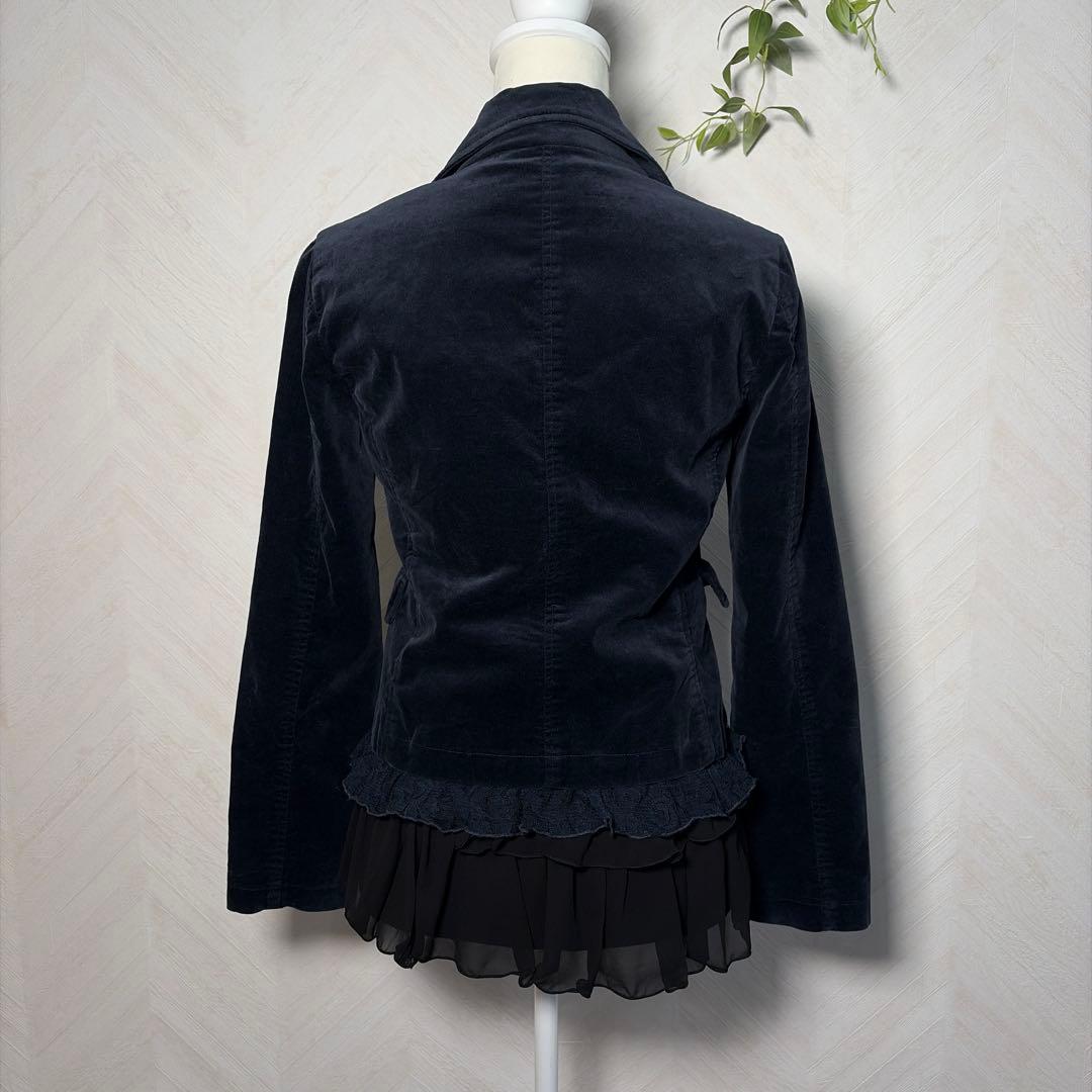 ダークコアy2kギャルゴスロリパンクNANA ベロアレーステーラード