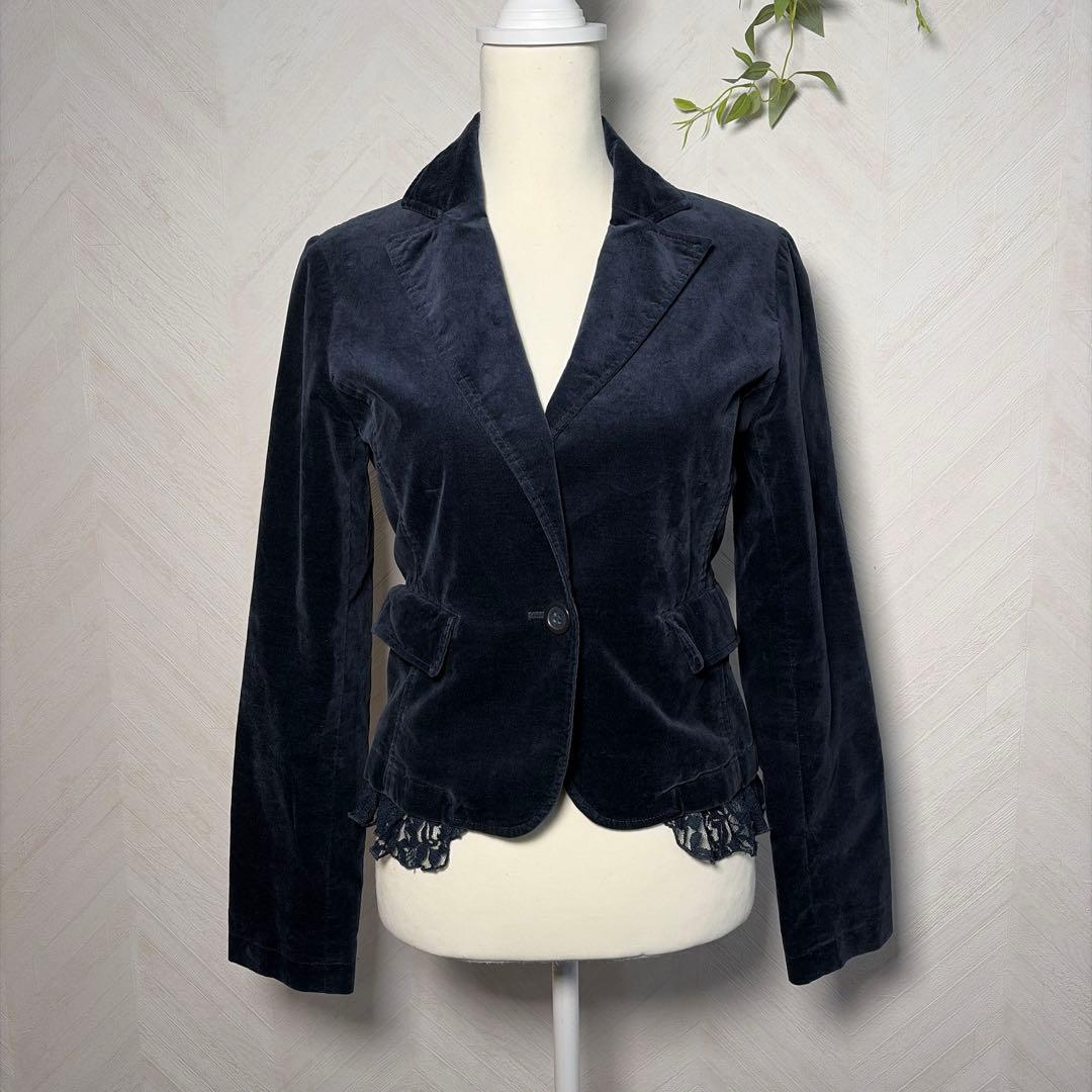 ダークコアy2kギャルゴスロリパンクNANA ベロアレーステーラード