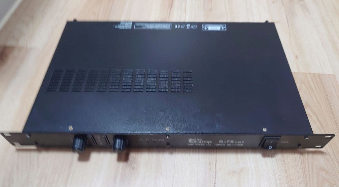 ドイツ製パワーアンプ thomann S-75mk2 説明書 箱付き ドイツ製 クラウン越え パワーアンプ thomann S-75mk2 一年保証付き