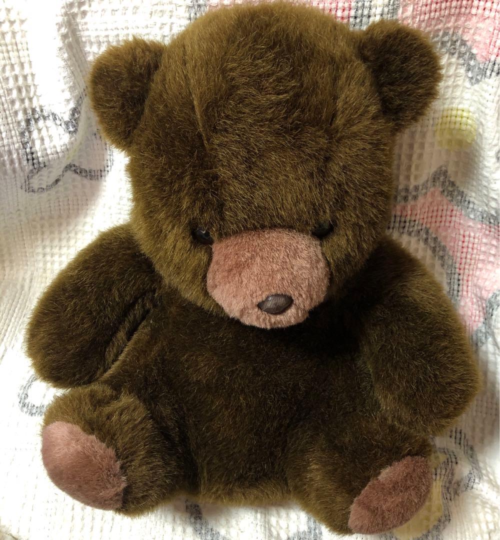 昭和レトロ ヴィンテージ ぬいぐるみの三英 クマ ぬいぐるみ 中古品