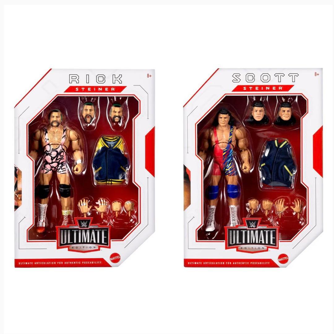 新品未使用未開封】WWE 公式 シュタイナーブラザーズ フィギュア 日本