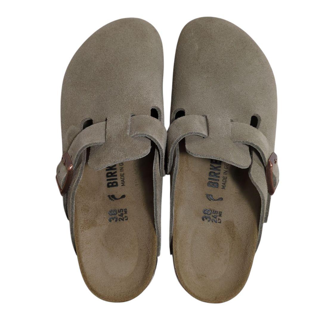 【美品!】ビルケンシュトック　ボストン　トープ　24.5cm