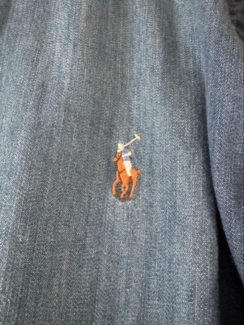 新品未着用】ポロラルフローレン大人気オーバーサイズダンガリーシャツ