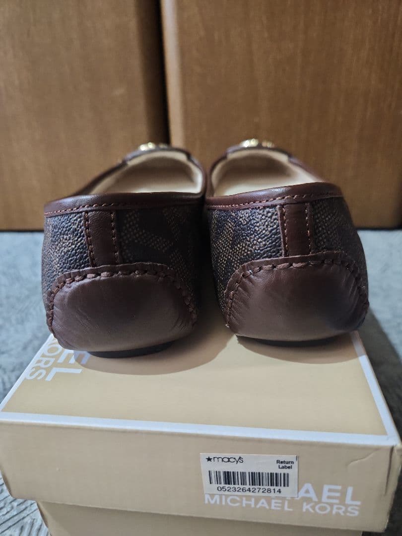 未使用　Michael Kors フラットシューズ　26.5cm　ブラウン