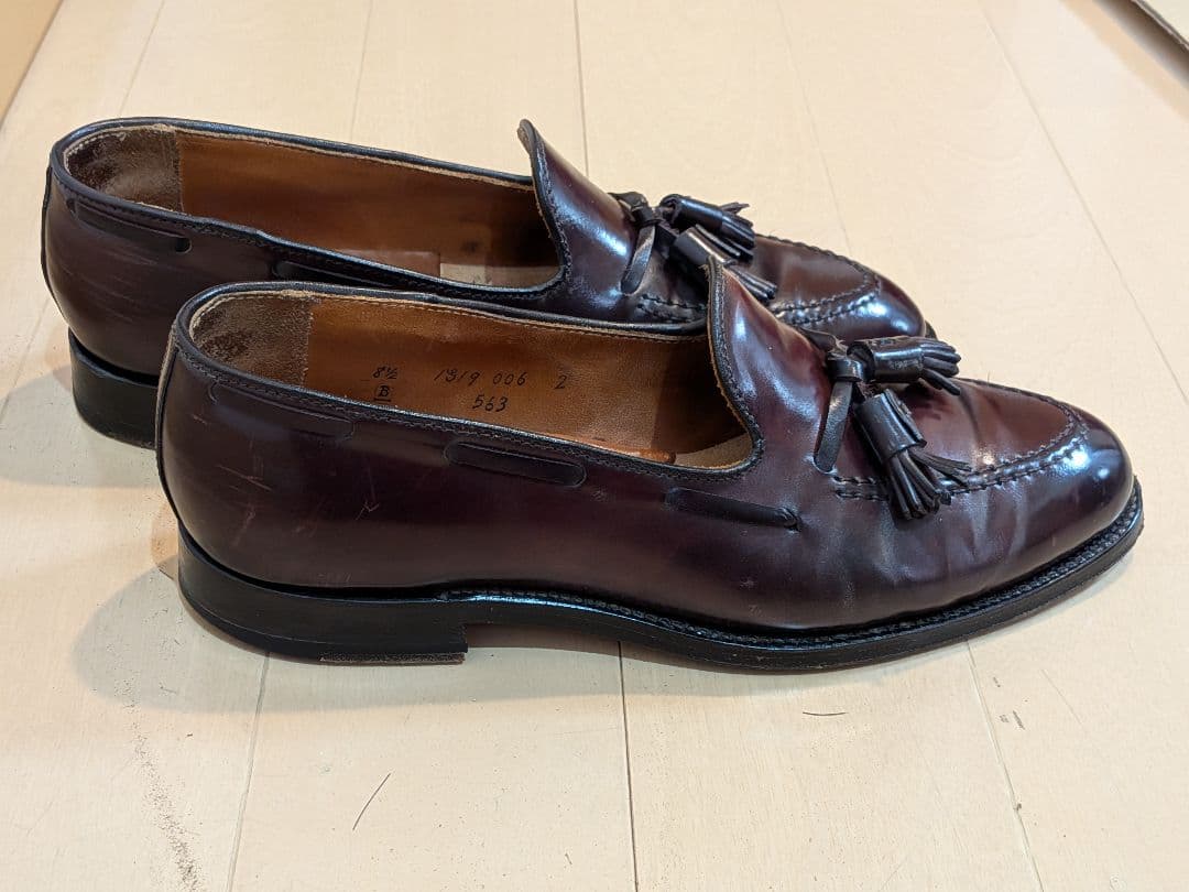 ALDEN 563 コードバン タッセルモカシン 8 1/2D (26.5cm)