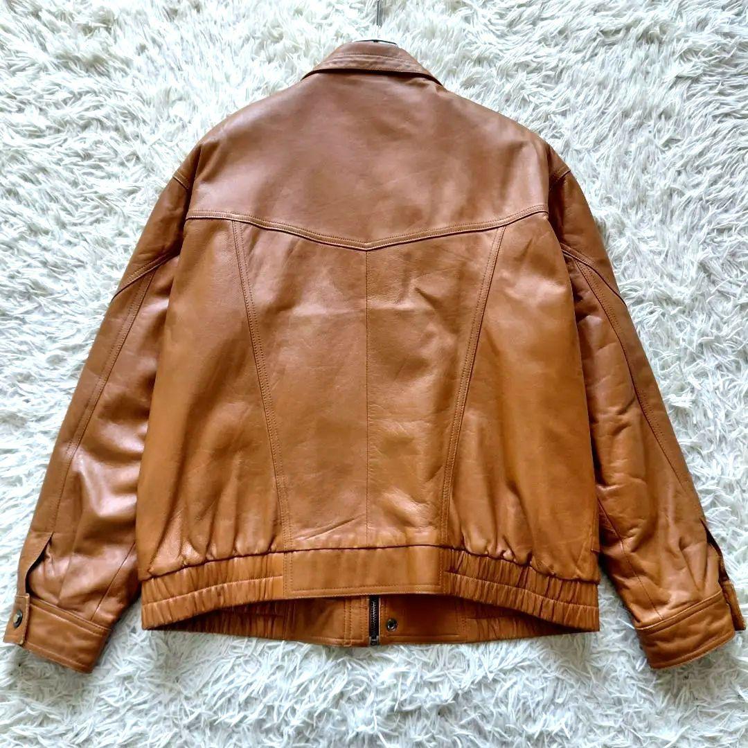 短丈 裏地総柄 G1 A2 y2kキルティング ユーロレザージャケット