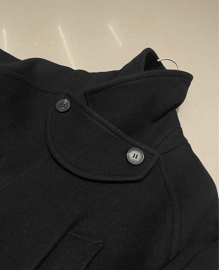 undermycar 韓国ブランド ブラック ダッフルコートの通販はau PAY
