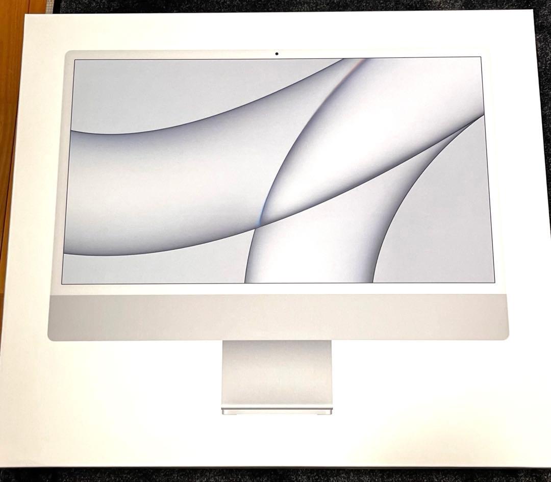 【美品】【優良発送】 iMac 24インチ(M1, 2021モデル) シルバー 24インチiMac [整備済製品] 8コアCPUと7コアGPUを搭載したApple M1