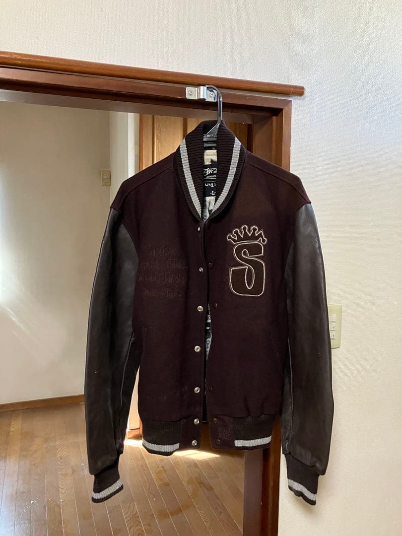 Stussy スタジャン Lサイズ Stussy 80 Wool Varsity Jacket - Size XLarge - Black - Brand New | eBay
