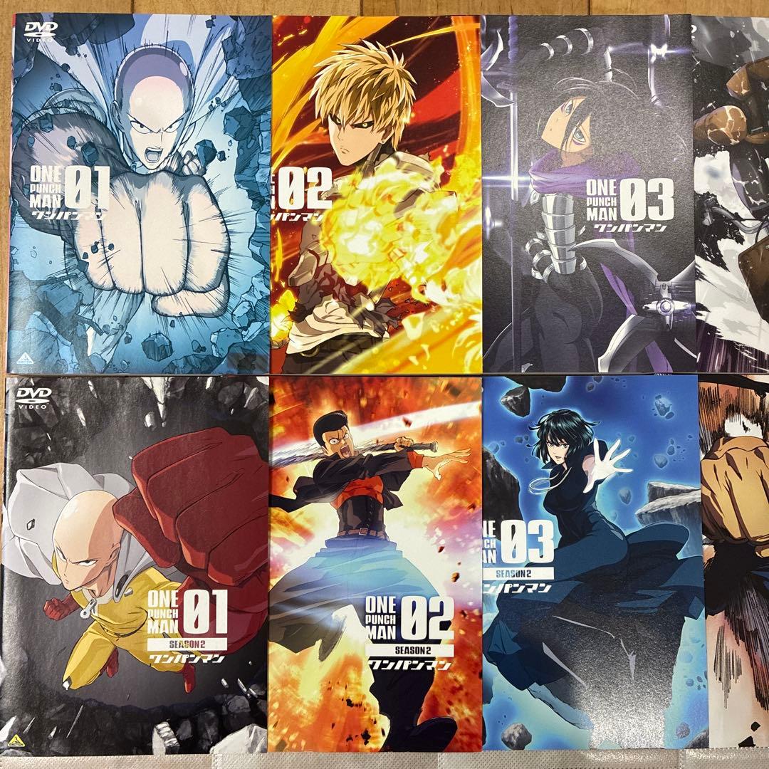 ワンパンマン 1期+2期 全12巻セット DVD アニメ 匿名配送 - メルカリ
