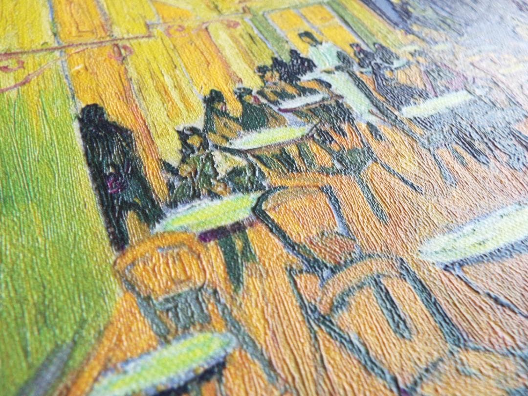 ゴッホ 夜のカフェテラス ゴッホの立体複製画「アルゴグラフ」 - メルカリ