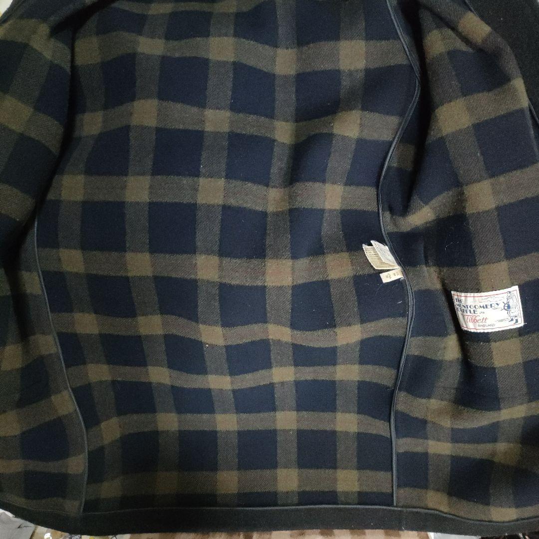 モンゴメリーバイチベットダッフルコート 英国製 古着 裏地チェック総