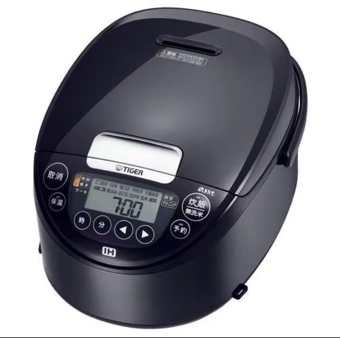 タイガーTIGER IH炊飯器 炊きたてJPW-Y100KV 5.5合 黒 IHジャー炊飯器 炊きたて モーブブラック JPW-Y100KV [5.5合 /IH