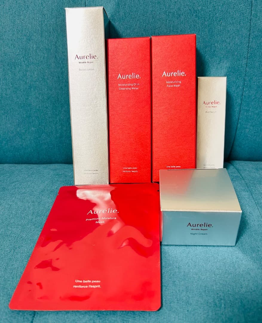 Aurelie. プレミアムエイジング集中ケアコース 5点セット+おまけ Aurelie オレリープレミアムエイジングケアセット オレリー Aurelie