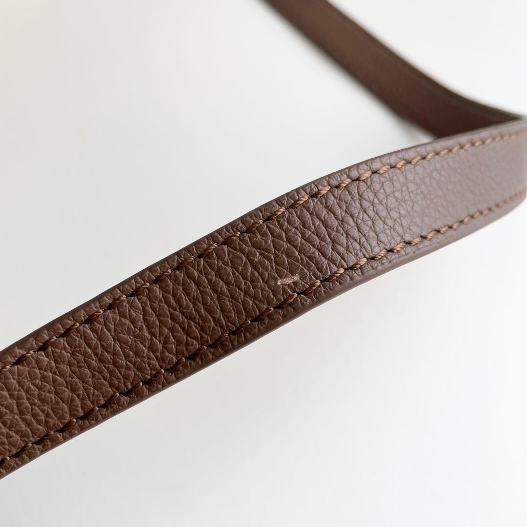 フルラ コスタンザ バケット ハンドバッグ バイカラー レザー ほぼ新品