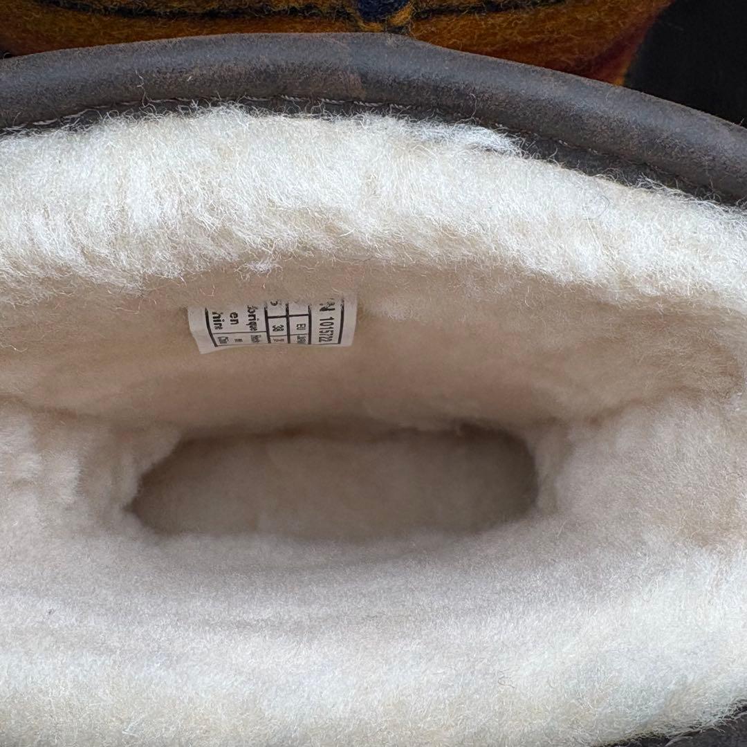 【試着のみ】アグ　× ペンドルトン　コラボ 本革　ウール　ワッペン　24.0cm