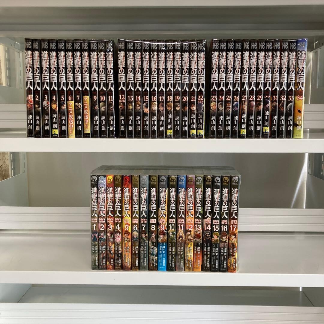 進撃の巨人＋進撃の巨人Before the fall 全巻セット 2.4-6 - メルカリ