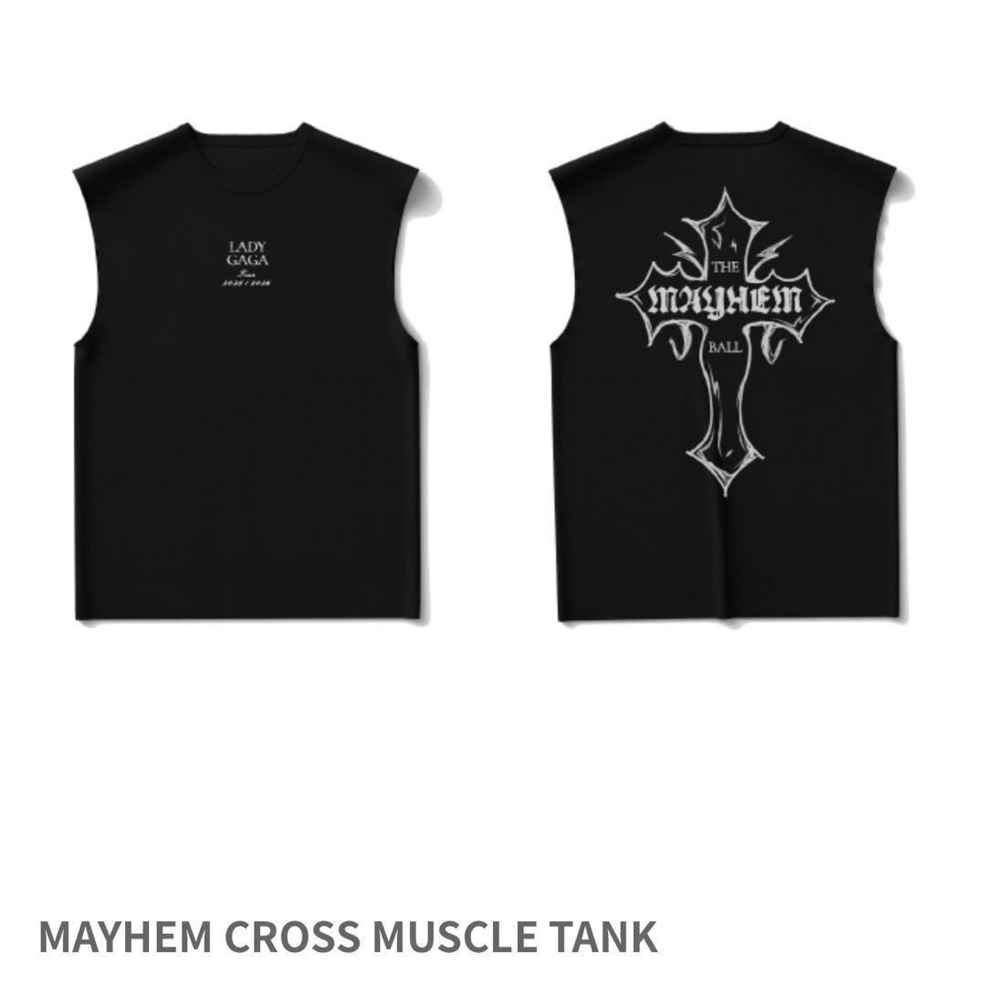 MAYHEM CROSS MUSCLE TANK LADY GAGA ガガ - メルカリ