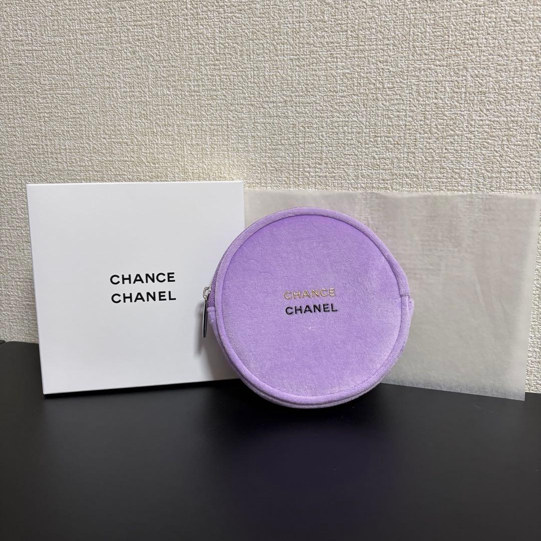 ❗️限定値下げ中❗️シャネル チャンス ノベルティ ポーチ ラウンド型