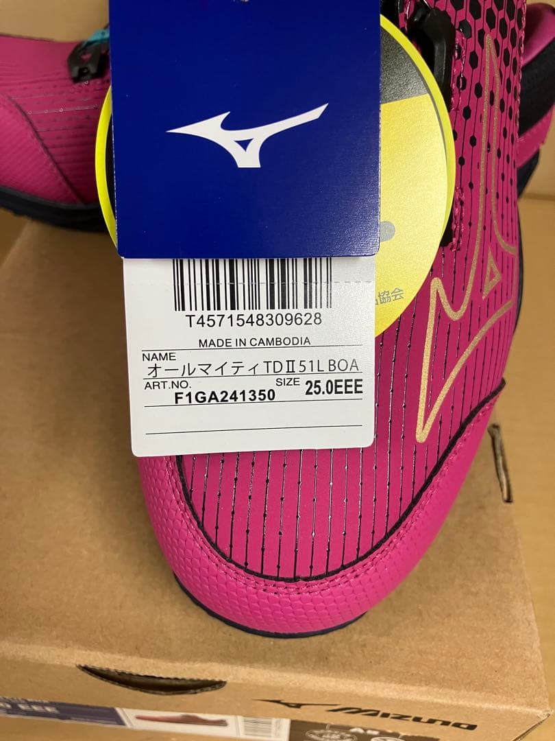 ミズノ ワークシューズ（オールマイティTDⅡ51L BOA）25.0cm