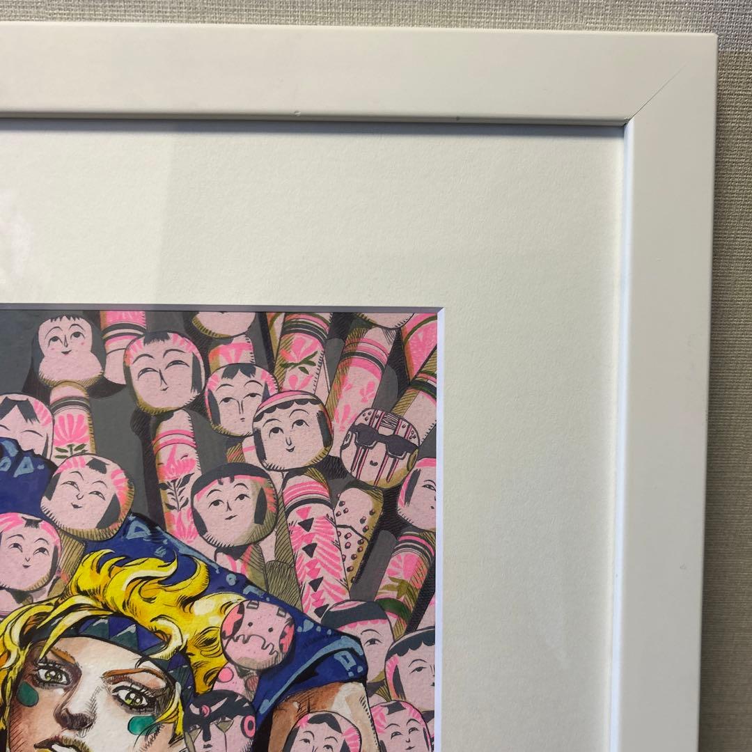 ジョジョ 複製原画 第二部 ジョセフ シーザー リサリサ ジョジョ展
