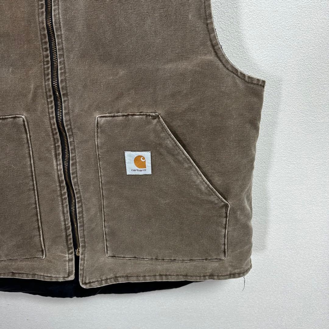 80s 90s 鬼フェード Carhartt ダックベスト USA製 - メルカリ