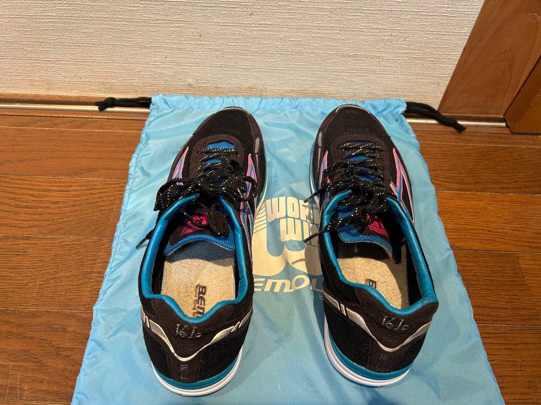 ビモロシューズ 28.0cm ブラック 屋内使用のみ（シューズ袋付き）