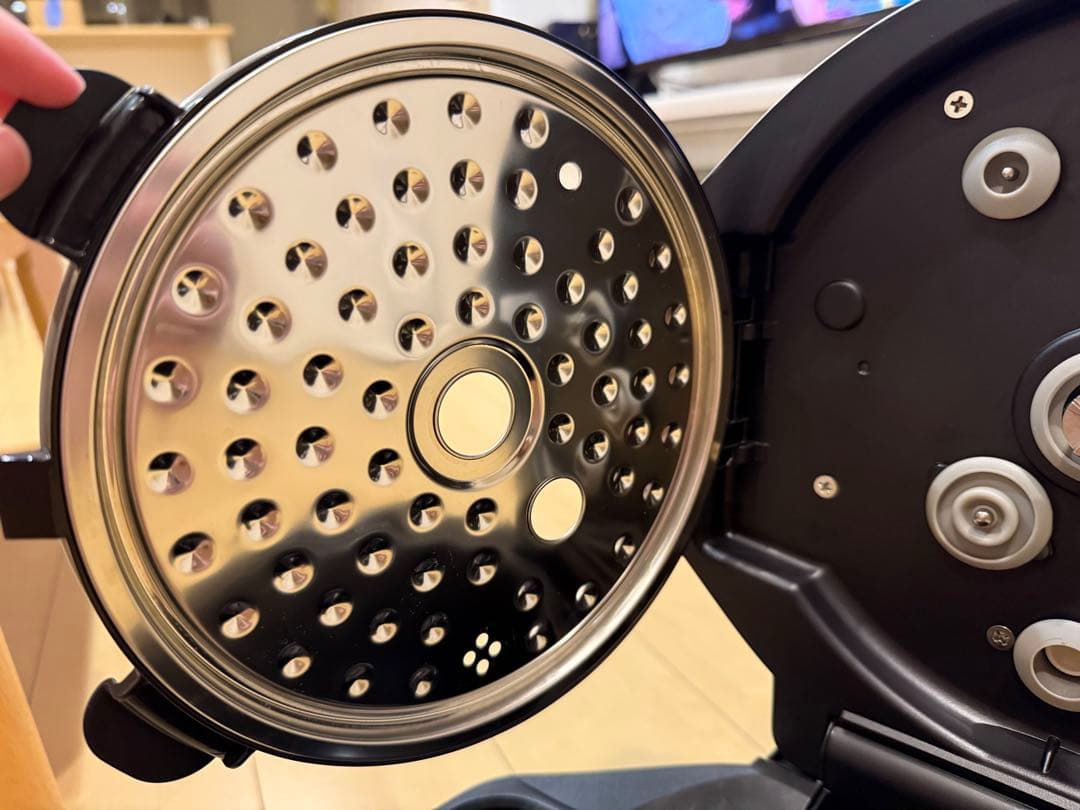 【美品】 HEALSiO 水なし自動調理鍋 KN-HW16G-W 1.6L