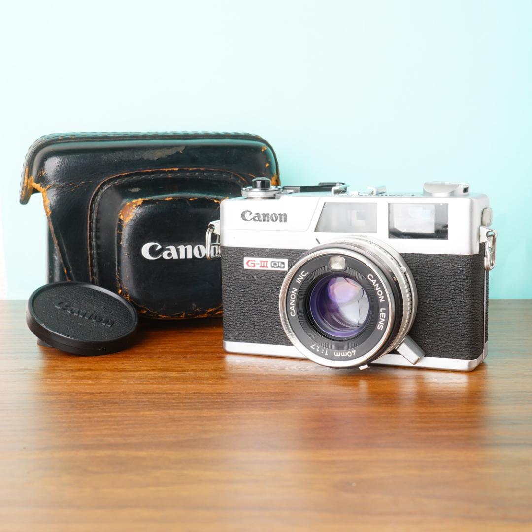 完動品◎Canon ニューキャノネットQL17 G-III フィルムカメラ 67 How to use the Canon New Canonet QL17G-III CANON New Canonet QL17