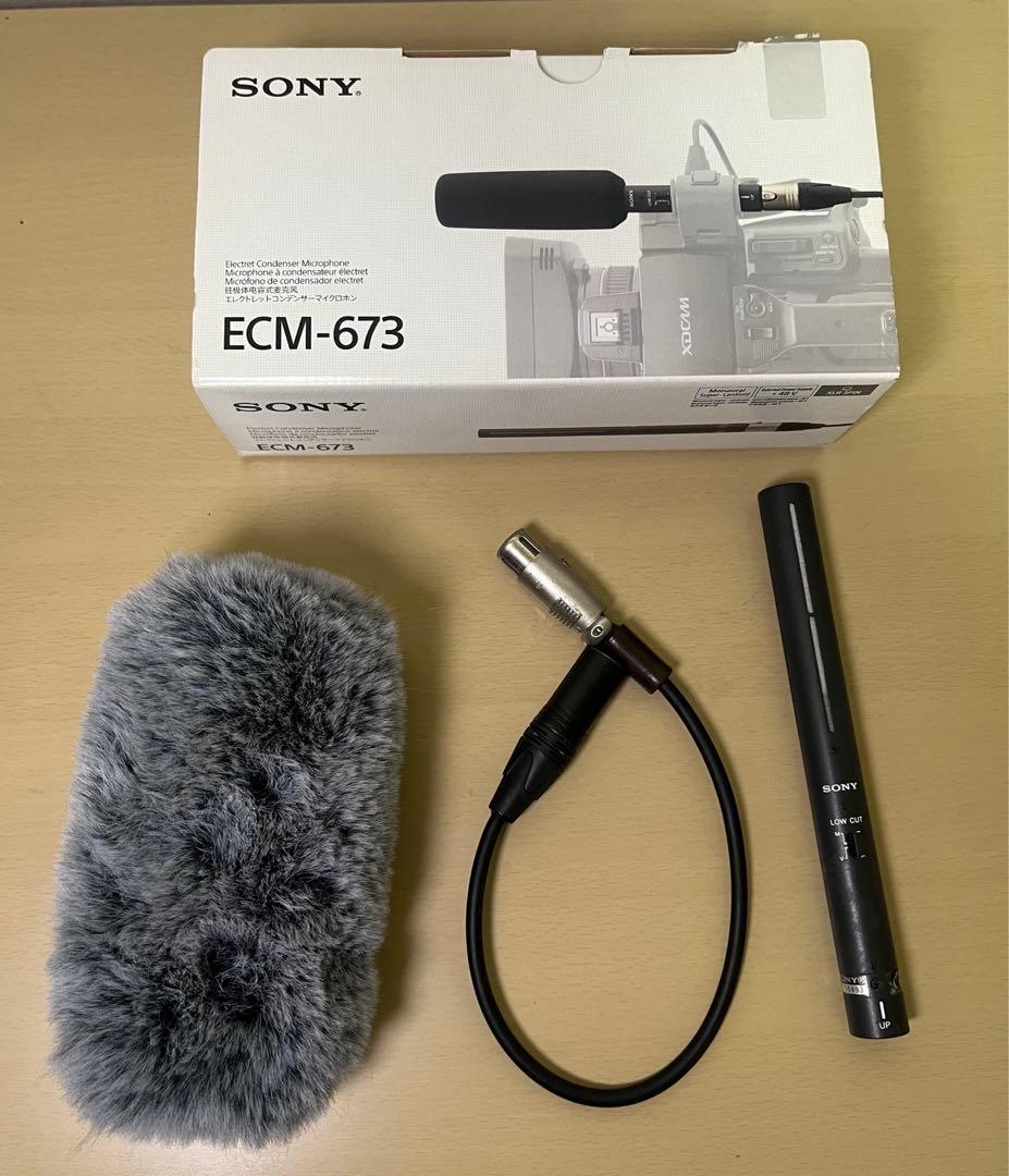 SONY ECM-673 コンデンサーマイク ガンマイク Amazon.co.jp: エレクトレットコンデンサーマイクロホン ECM-673