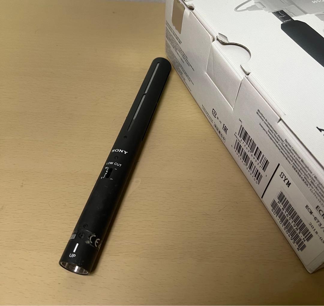 SONY ECM-673 コンデンサーマイク ガンマイク