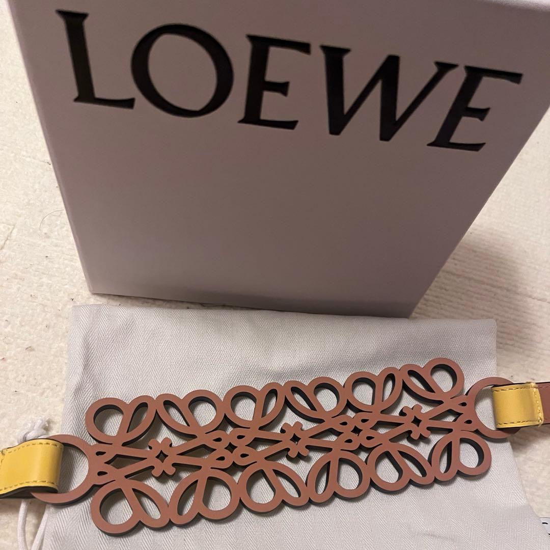 a*s様 [美品]ロエベ アナグラムカットアウトベルト LOEWE - メルカリ