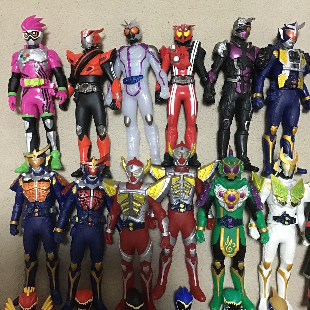 仮面ライダー スーパー戦隊 ソフビ まとめ売り - メルカリ