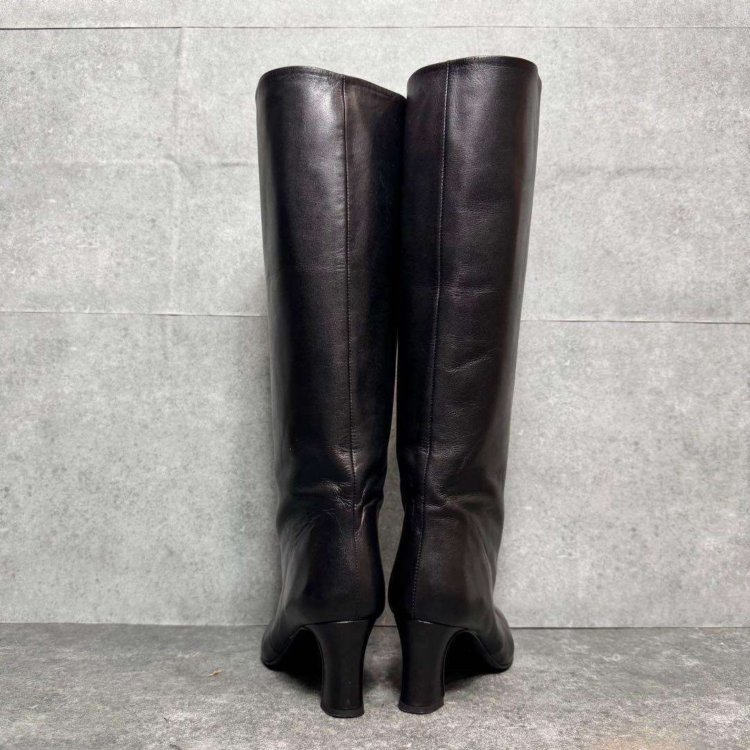 ルタロン グリース MAMIAN ワイドシャフト ロングブーツ 22cm - メルカリ