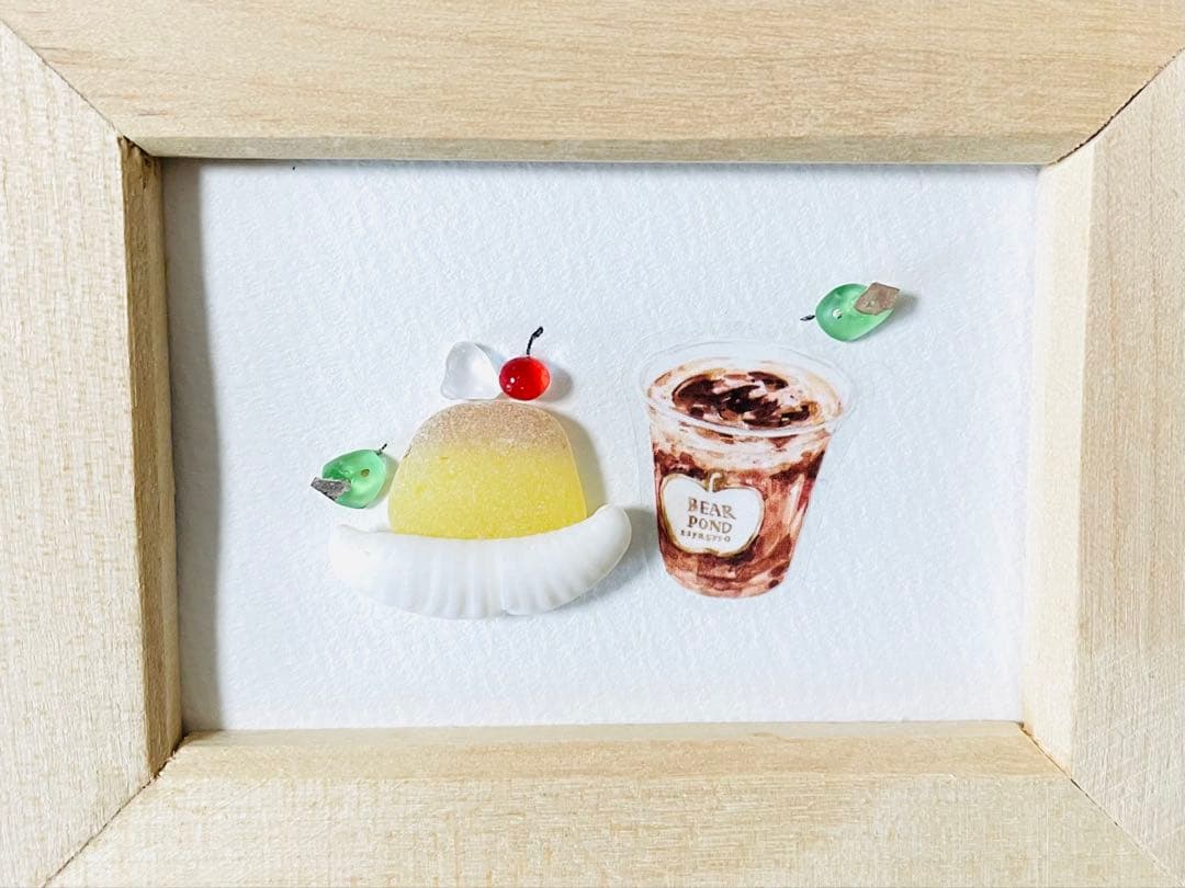 シーグラスアート ひと休憩 No.73 ☆ハンドメイド☆ - メルカリ