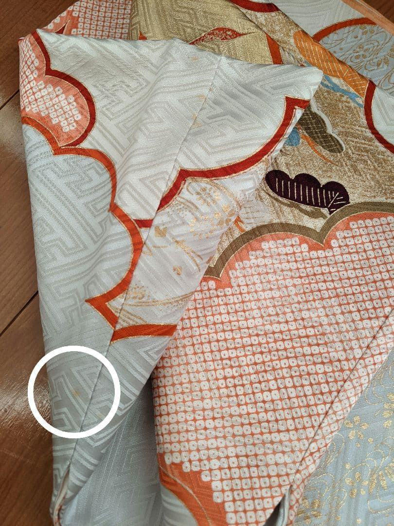 ✨特選お誂え お振袖【駒刺繍 雲取り飛鶴文 金彩 正絹】結婚