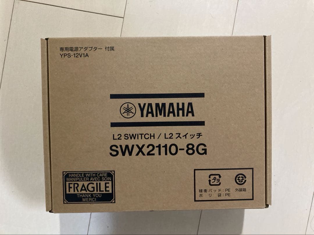 新品未開封　YAMAHA SWX2110-8G L2スイッチ ヤマハ SWX2110-8G シンプルL2スイッチ 8ポート : PC&家電CaravanYU