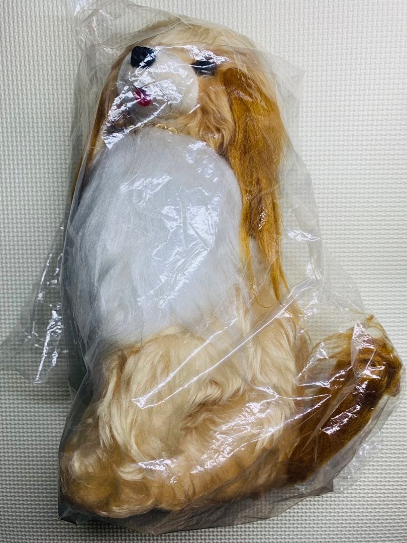 昭和レトロ カネカロン ぬいぐるみ 当時物 犬 いぬ ブラシ付き 高級