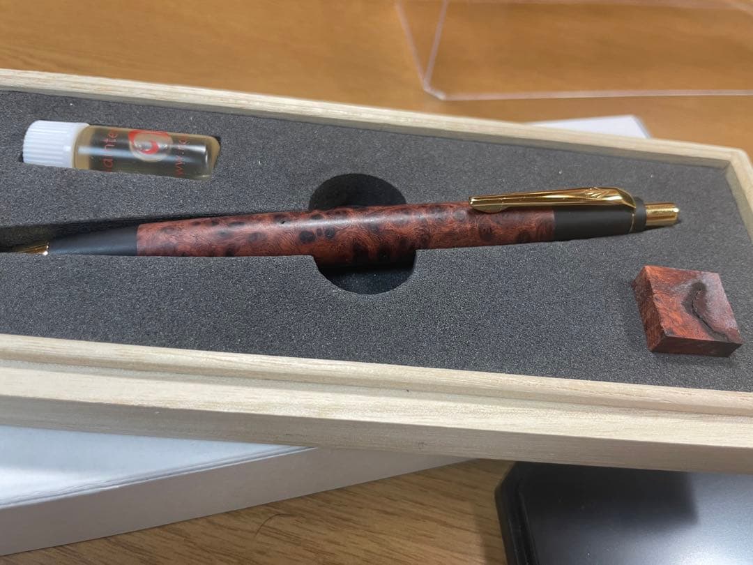 野原工芸 特上花梨瘤杢金金具シャーペン0.5mm - メルカリ
