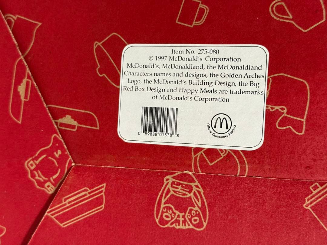 バンバーグラー マクドナルド クッキージャー インテリア ビンテージ