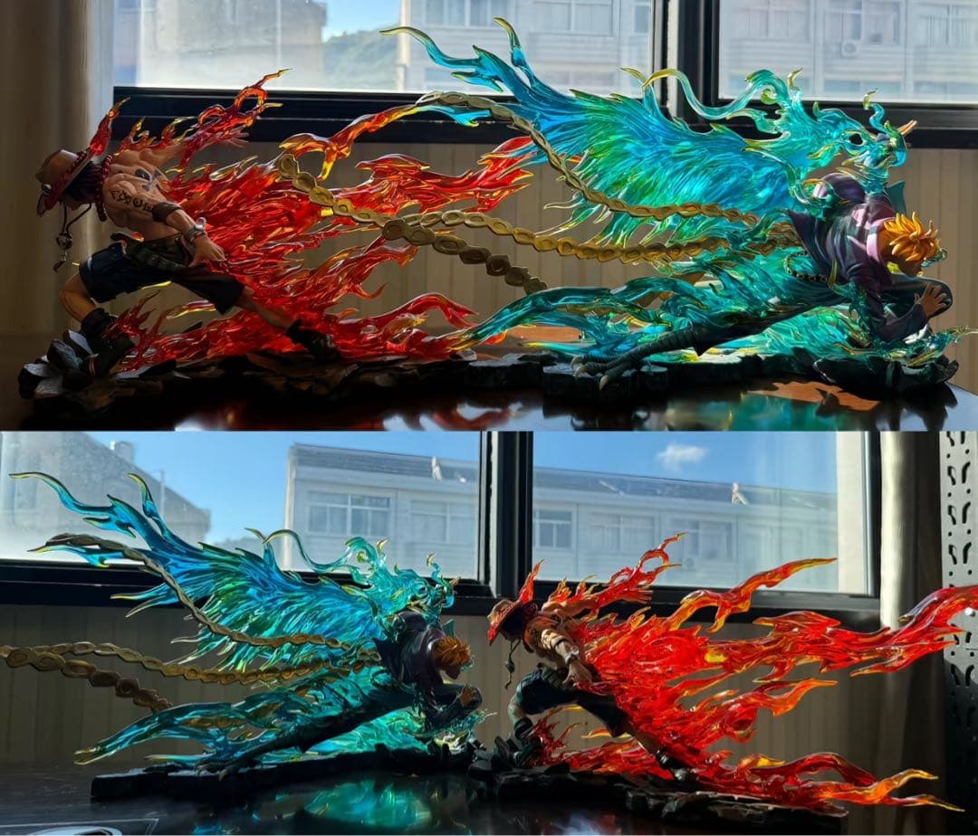 ワンピース エース＆マルコ【ドリフト】ガレージキット フィギュア1/8