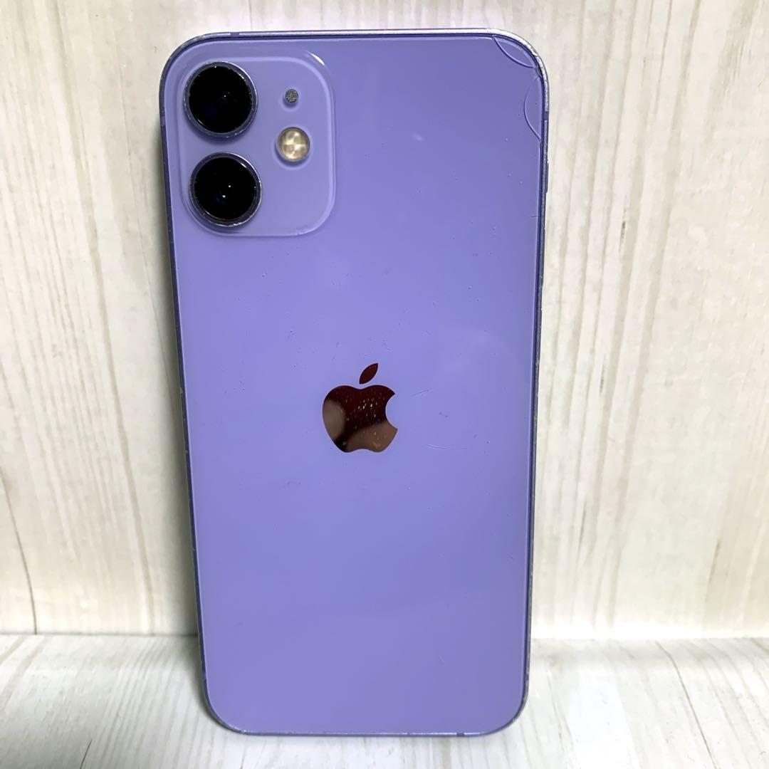 ジャンク iPhone12 mini アップル パープル 128GB Apple - メルカリ